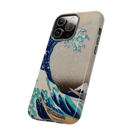 The Great Wave off Kanagawa by Katsushika Hokusai Phone Cases