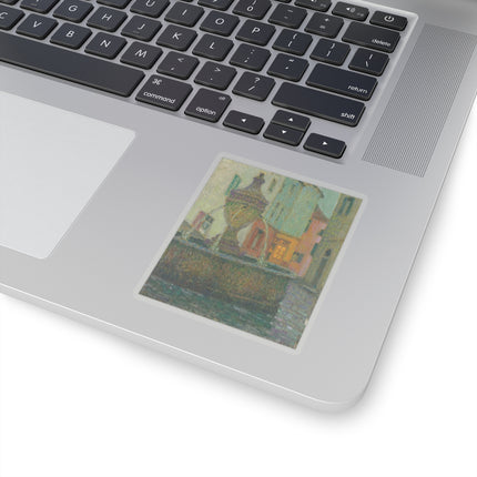 La Fontaine, Saint-Paul De Vence by Henri Le Sidaner Kiss-Cut Stickers (4 Sizes)