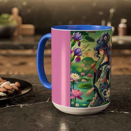 Fairy of the Koi Pond Colorful Mugs (11oz, 15oz)