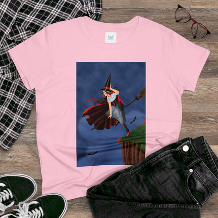 The Enchanted Witch Women's Midweight Cotton Tee