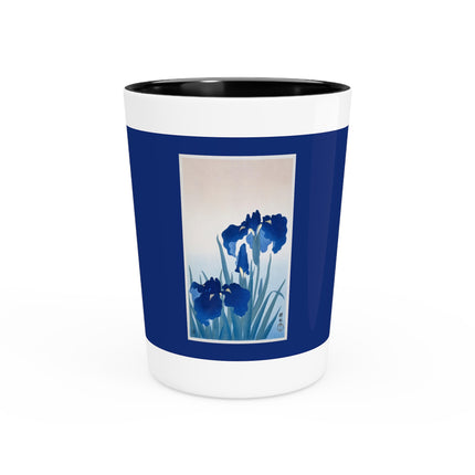 Irises by Ohara Koson Ceramic Shot Glass