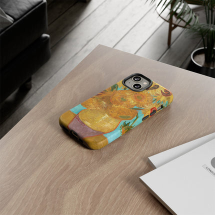 Vase with Twelve Sunflowers by Vincent Van Gogh Phone Cases