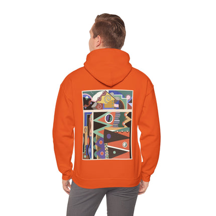 Collection decors et couleurs Pl.03 by Georges Valmier Heavy Blend™ Hooded Sweatshirt
