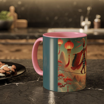 The Lantern Walker Colorful Mugs (11oz, 15oz)