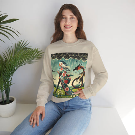 The Dragon Fairy’s Stride Heavy Blend™ Crewneck Sweatshirt