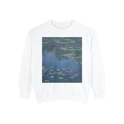 Water Lilies by Claude Monet Unisex Garment-Dyed Sweatshirt
