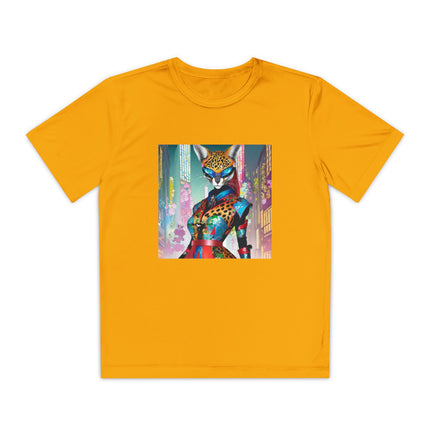 Cyber Cat Glamour Youth Competitor Tee