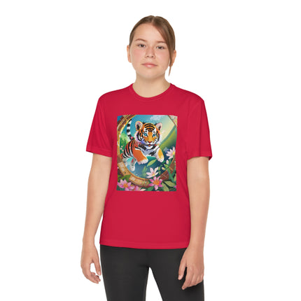 Majestic Tiger Cub Youth Competitor Tee – Courage, Adventure & Fiery Spirit