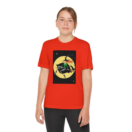 A Witch’s Moonlit Flight Youth Competitor Tee
