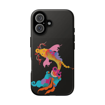 Golden Koi Phone Case – Lucky Swim & Vibrant Fortune