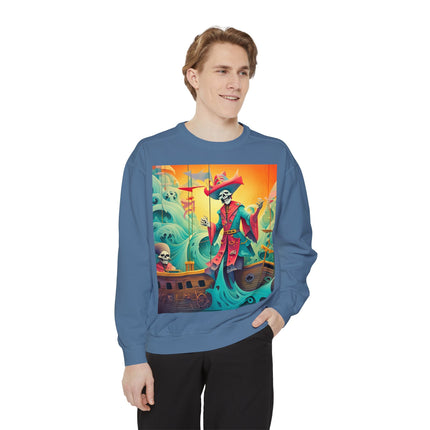 Skeleton Crew of the Misty Seas Unisex Garment-Dyed Sweatshirt