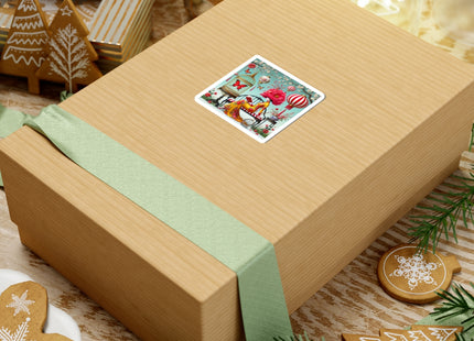 Reading In A Painted Garden Kiss-Cut Stickers (4 Sizes)