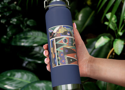 Collection decors et couleurs Pl.03 by Georges Valmiers Copper Vacuum Insulated Bottle, 22oz