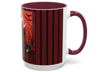 Halloween Night Scene Colorful Mugs (11oz, 15oz)