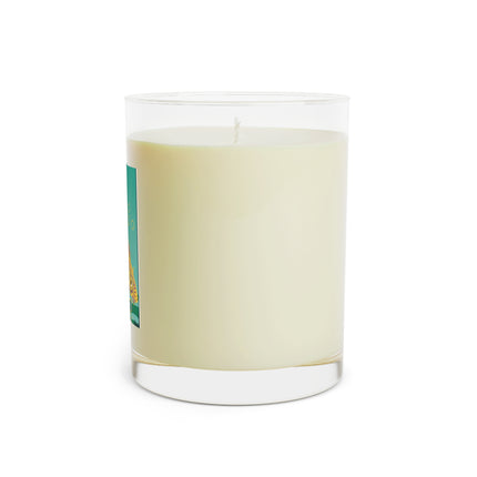 Golden Serenity Scented Candle - Full Glass, 11oz