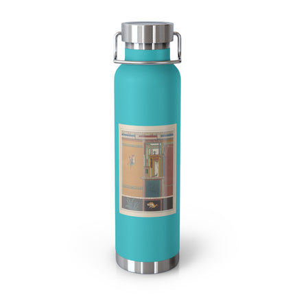 Pompeii Wall Pl.20 by Victor Steeger Copper Vacuum Insulated Bottle, 22oz