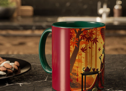 Theatrical Harvest Rabbit Colorful Mugs (11oz, 15oz)