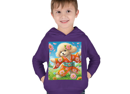 Chrysanthemum Meadow Play Toddler Pullover Fleece Hoodie