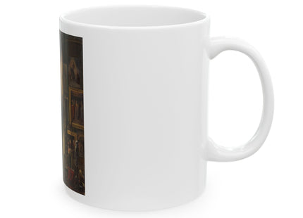 Raphael and his Muse in the Atelier by Vincenzo Abbati Ceramic Mug (11oz, 15oz)