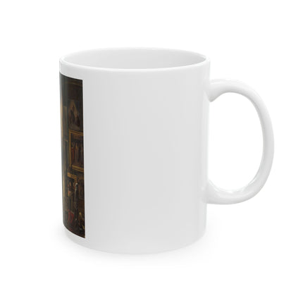 Raphael and his Muse in the Atelier by Vincenzo Abbati Ceramic Mug (11oz, 15oz)