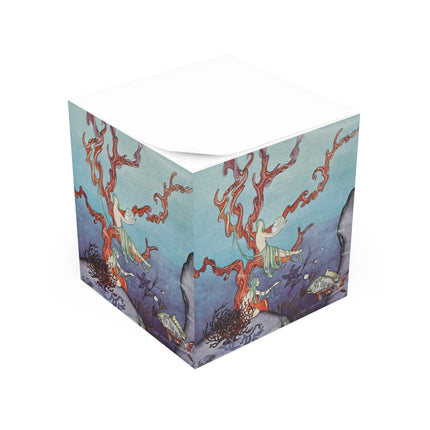 Beautiful Shells by Virginia Frances Sterrett Note Cube