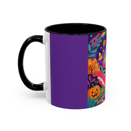 🌙🎃 The Lady Of Moonbeam Hollow Colorful Mug – Whimsical Halloween Charm