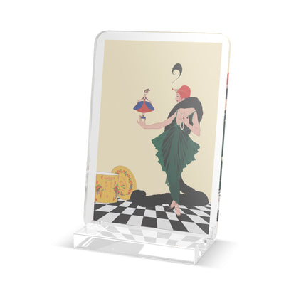 The Marionette Acrylic Plaque – Cabaret Glamour & Theatrical Charm