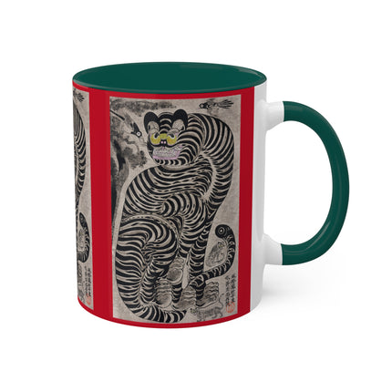 Talismanic Tiger Colorful Mugs, 11oz