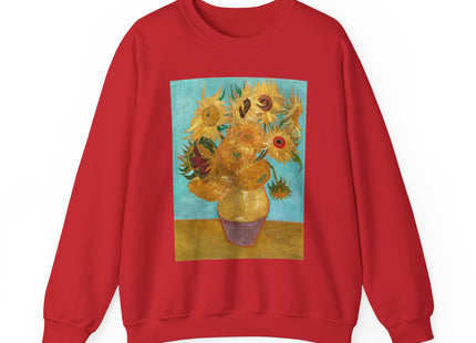 Vase with Twelve Sunflowers by Vincent Van Gogh Heavy Blend™ Crewneck Sweatshirt