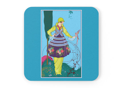 Exquisite Elegance Cork Back Coaster