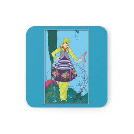 Exquisite Elegance Cork Back Coaster