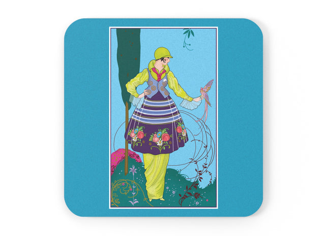 Exquisite Elegance Cork Back Coaster