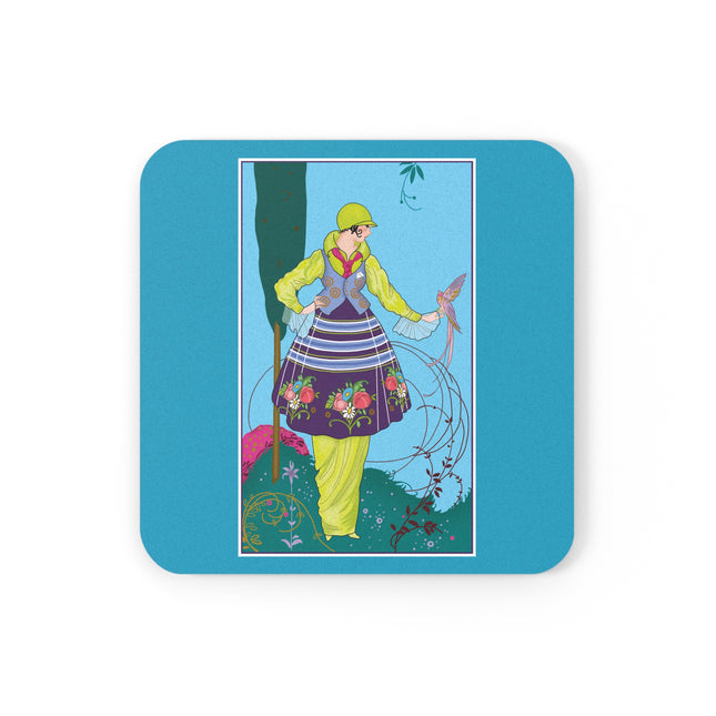 Exquisite Elegance Cork Back Coaster