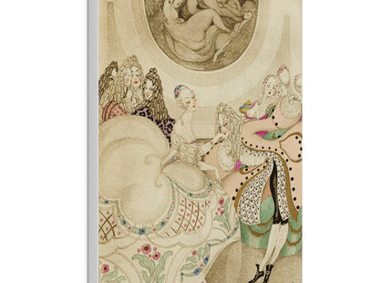 Sur talons rouges (On Red Heels) pl 01 by Gerda Wegener Matte Canvas, Stretched, 0.75"