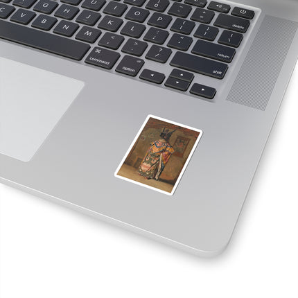 A Buddhist lama at a feast at Pemionchi Monastery by Vasily Vereshchagin Kiss-Cut Stickers (4 Sizes)