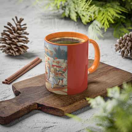 Off with her head! Off with— by Sir John Tenniel Colorful Mugs, 11oz