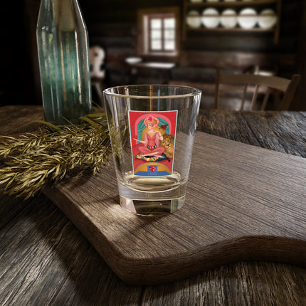 July & Ruby (from the Gem Series) by Sofia Chiostri Shot Glass, 1.5oz