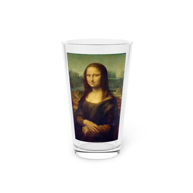 Mona Lisa by Leonardo da Vinci Glass, 16oz