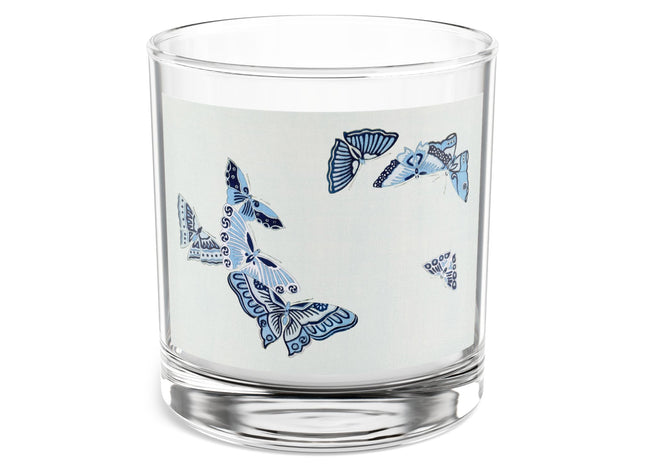 One Thousand Butterflies by - Kamisaka Sekka Rocks Glass, 10oz