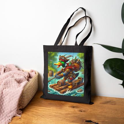 The Daring Drake Cotton Canvas Tote Bag – Adventure, Freedom & Mythic Storytelling