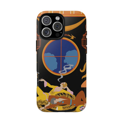 Art Deco Lounge Phone Case – Opulent Smoke & Timeless Glamour