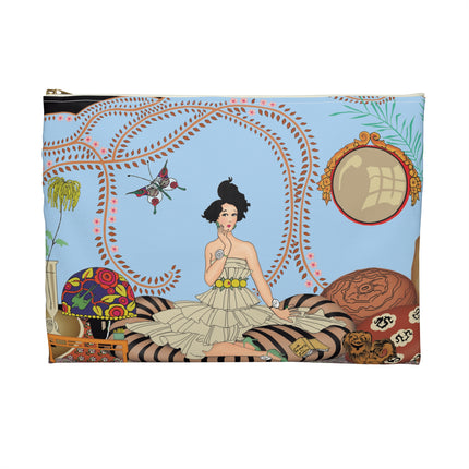 Midnight In The Fashionable Apartment Accessory Pouch – Art Deco Design Inspired By George Barbier