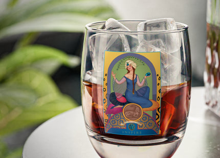 December & Tanzanite (from the Gem Series) by Sofia Chiostri Whiskey Glass