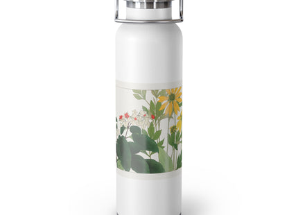 Clerodendrum & Rudbeckia by Tanigami Kônan Copper Vacuum Insulated Bottle, 22oz