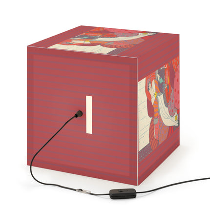 Les Coussins by Georges Lepape Light Cube Lamp
