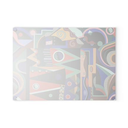 Collection decors et couleurs Pl.03 by Georges Valmiers Glass Cutting Board