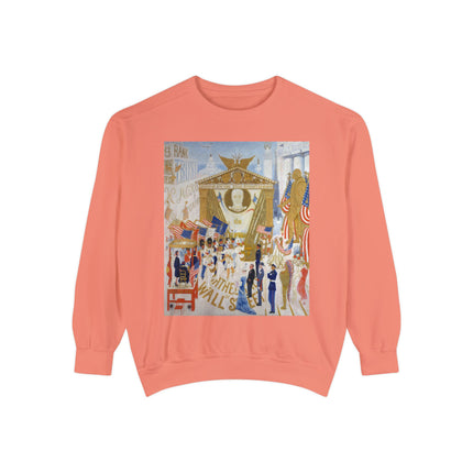 The Cathedrals of Wall Street Unisex Garment-Dyed Sweatshirt