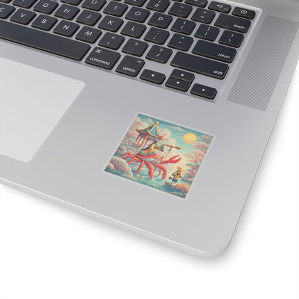 The Celestial Crab Navigator Kiss-Cut Stickers (4 Sizes)