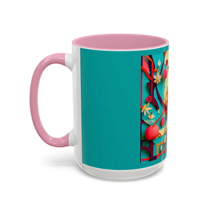 Curious Crow Colorful Mugs (11oz, 15oz)