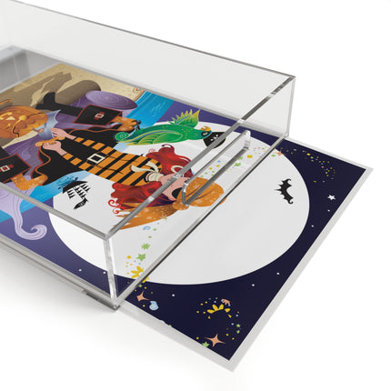 Moonlit Pirate Halloween Acrylic Serving Tray